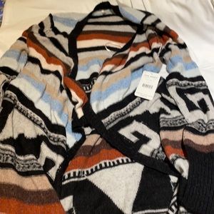 New with tags free people carnival Cardigan size L